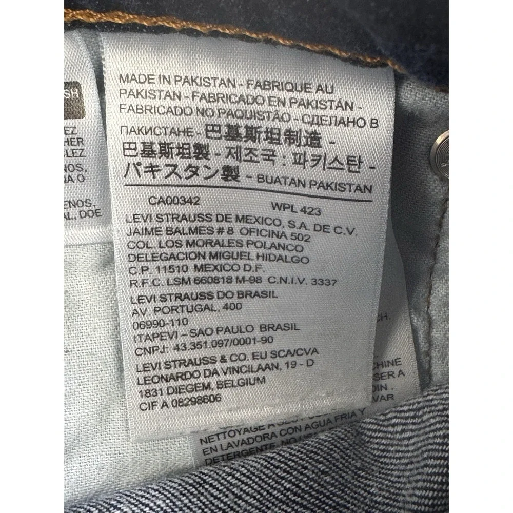 Levis 541 Jeans Men 36x34 Blue Athletic Stretch Denim Straight